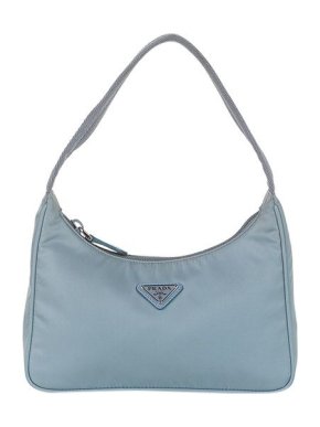 Prada Blue Nylon Re-Edition Shoulder Bag