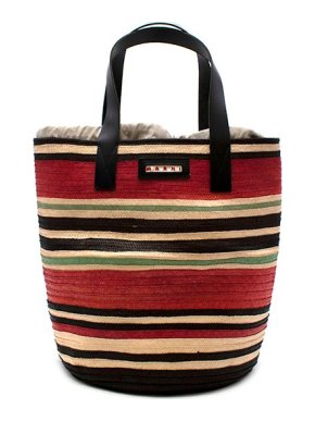 Marni Multicolour Raffia shoulder bag