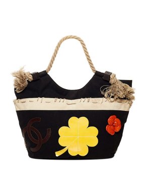Chanel Patchwork Icon Canvas Tote Bag