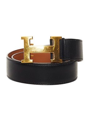 Hermes Vintage Constance Leather Belt - Size 75