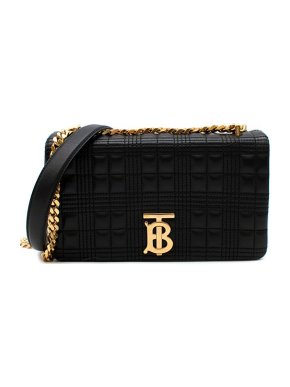 Burberry black leather Lola crossbody bag