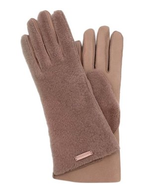 Burberry Dusty Pink Short shearling gloves - Size 8