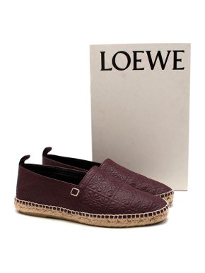Loewe Burgundy All Over John Allen Espadrilles