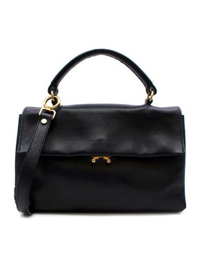 Marni Navy Leather Cross Body Bag