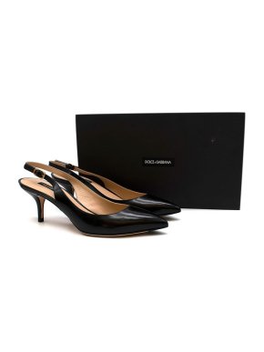 Dolce & Gabbana Mini Kitten Heel Slingback Pumps Heels