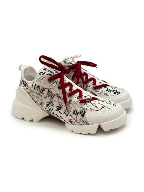 D-Connect Dioramour Graffiti Sneakers