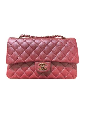 Chanel Metallic Pink Classic Double Flap