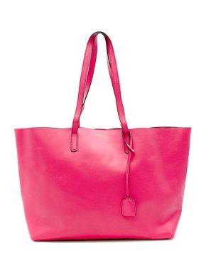 Saint Laurent Pink Supple Leather East West Shopper