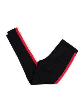 Gucci black stretch-jersey side stripe leggings