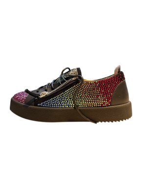 Giuseppe Zanotti Crystal Embellished Low Sneakers