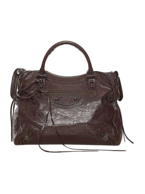 Balenciaga vintage brown leather Motocross Classic bag