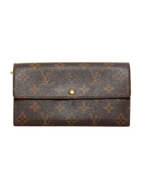 Louis Vuitton Monogram canvas Sarah wallet