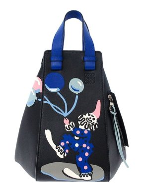 Loewe Paula's Ibiza printed leather Hammock bag