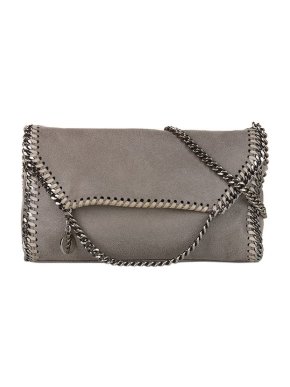 Stella McCartney grey Shaggy Deer Falabella crossbody bag