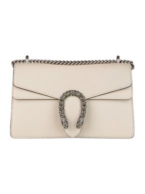 Gucci white leather Dionysus bag