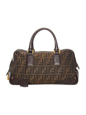 Fendi vintage brown Zucca canvas bag