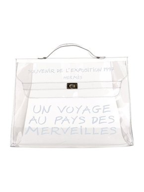 Hermes vintage clear PVC Kelly Vinyl 1997 bag