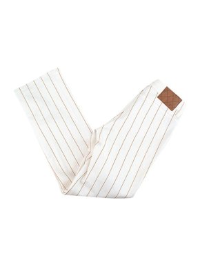 Chanel Cream striped jeans