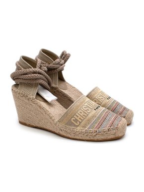 Dior Granville Espadrille Wedges