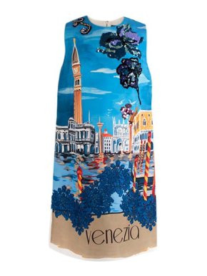 Dolce & Gabbana Venezia Embellished Sleeveless Dress