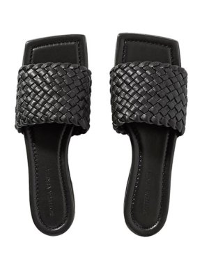 Bottega Veneta Intrecciato Leather Slides