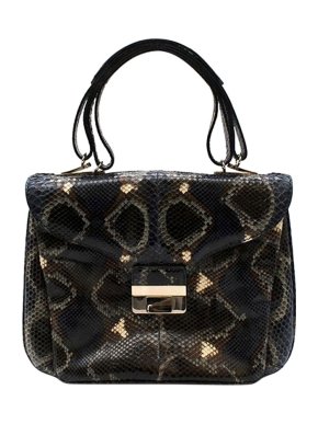 Valentino Garavani Classic Python Top Handle Bag
