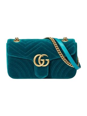 Gucci GG Marmont Velvet Shoulder Bagxx