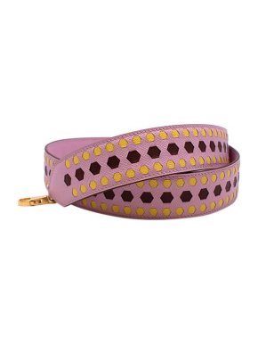 Hermes Tressage cuir hexagone 40 mm bag strap