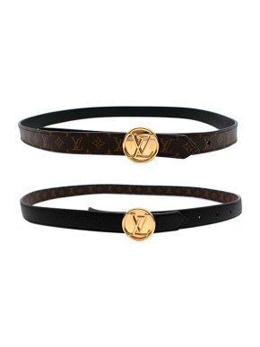 Louis Vuitton LV Circle 20mm Reversible Belt - Size 90