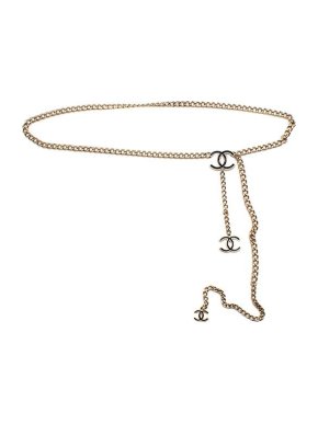 Chanel Champagne CC Chain Belt