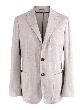 Canali Grey Herringbone Jacket