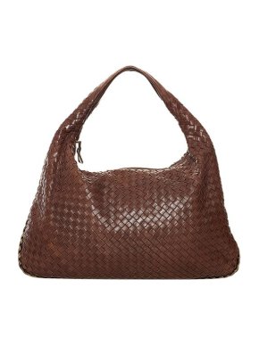 Bottega Veneta brown Intrecciato leather hobo bag