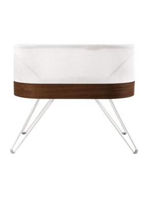Snoo dark wood & mesh Smart Sleeper crib