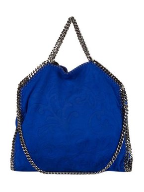 Stella McCartney blue Shaggy Deer Falabella tote bag