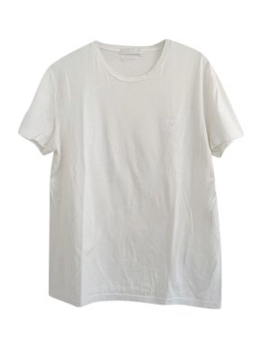Alexander McQueen white cotton jersey T-shirt