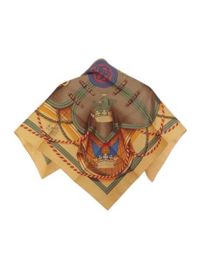 Hermes Grande Tenue Silk Scarf 90