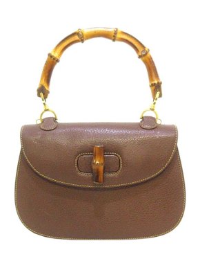 Gucci Bamboo Night Leather Top Handle Bag