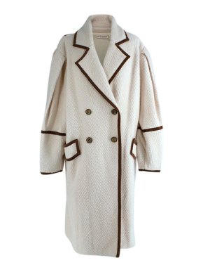 Ulla Johnson Magnolia herringbone wool tweed Georgia coat