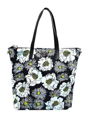 Prada floral print nylon Tessuto Stampato tote bag