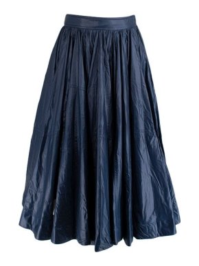 Calvin Klein 205W39NYC Navy & White Nylon Parachute Skirt