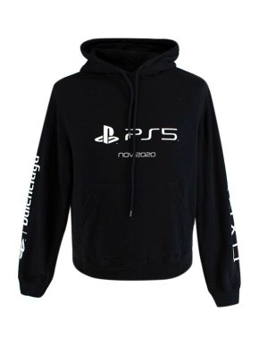 Balenciaga black PS5 logo hoodie