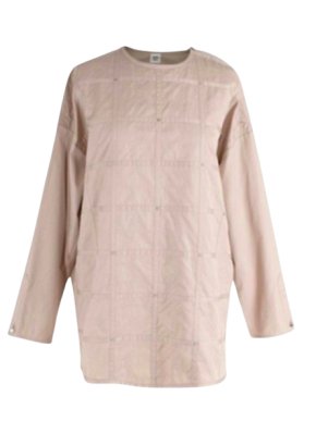 Hermes Beige Studded Cotton Tunic