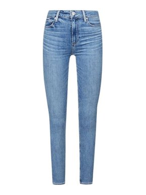 Paige Light Blue Adventurous Hoxton Ankle Jeans