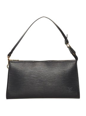 Louis Vuitton vintage black Epi leather Pochette Accessoires bag