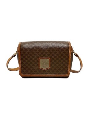 Celine vintage Macadam canvas camera bag