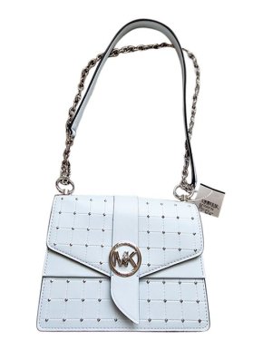 Michael Kors Baby Blue Studded Shoulder Bag