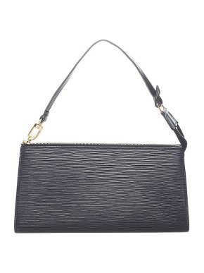 Louis Vuitton vintage black Epi leather Pochette Accesoires bag