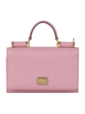 Dolce & Gabbana pink leather Sicily mini bag