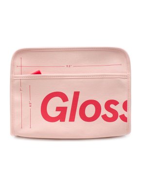 Pink Canvas Beauty Bag