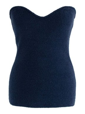 Nanushka Tua ribbed-knit cotton-blend bustier